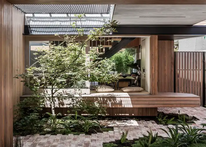 Biophilic design blends outdoor elements with indoor spaces, expect more focus on this in 2025.