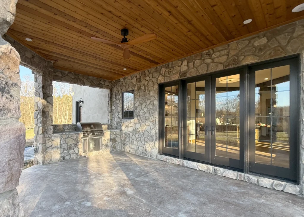 Granite counters offer a lot of color variations and high durability.